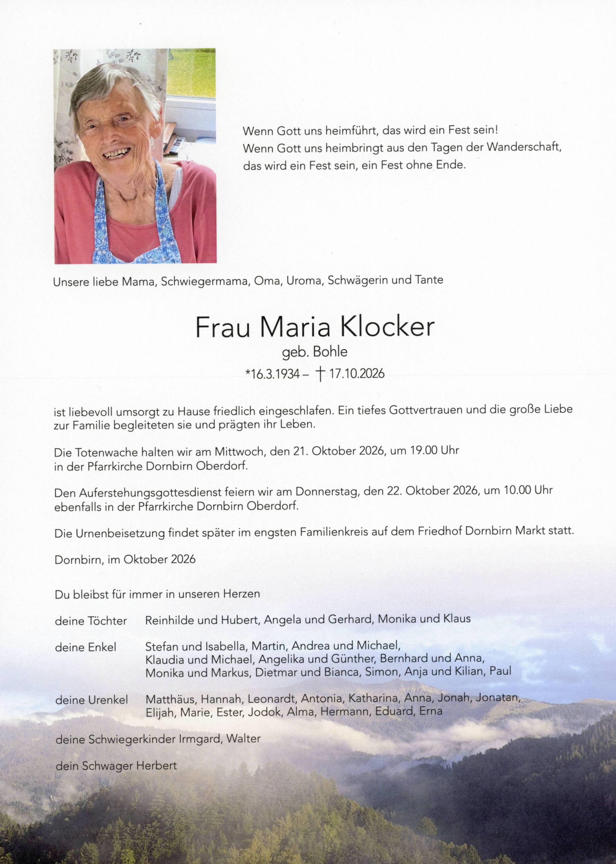 Maria  Klocker